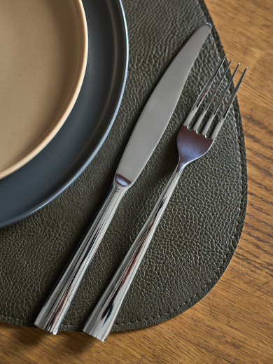 Набор из 4-х двухсторонних сервировочных салфеток Drop, 33х41 см, коричневый/карамельный