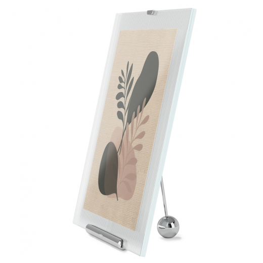 Фоторамка Flute, 26х30 см, хром