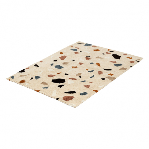 Ковер из хлопка Terrazzo Poetry из коллекции Ethnic, 120х180 см