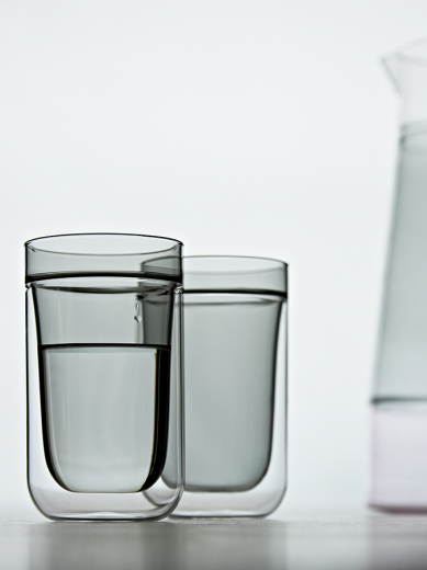 Набор стаканов Pure, 280 мл, дымчато-серые, 2 шт.