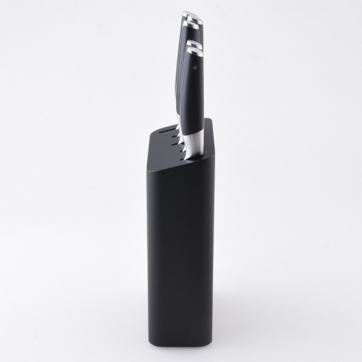 Набор ножей кухонных с подставкой Prime, 5 шт., черный