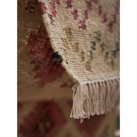 Ковер из джута и шерсти по мотивам башкирских орнаментов из коллекции Cultural Heritage, 120х180 см