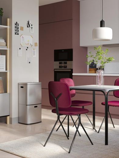 Ваза Muse, 25 см, нежно-розовая