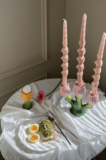 Подсвечник Floret для трех свечей из коллекции Blossom, 20 см