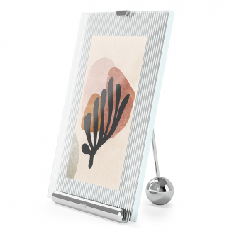 Фоторамка Flute, 16х20 см, хром