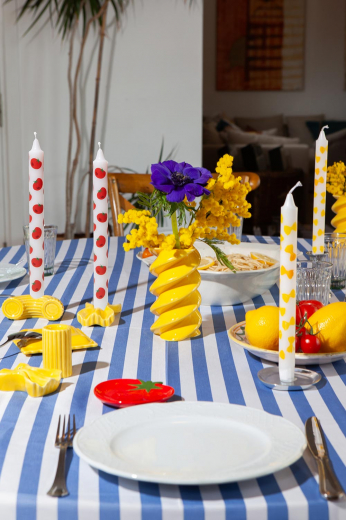 Подсвечник Dolce Vita, 5,5х10,5х3,7 см, желтый