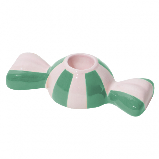 Подсвечник Funfair, 5,5х12х3 см, зеленый