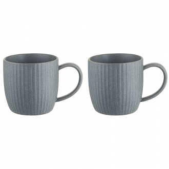 Набор кружек Soft Ripples, 350 мл, серые, 2 шт.