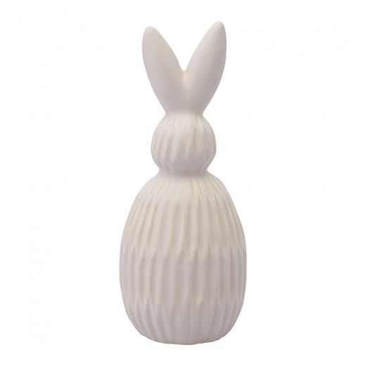 Декор из фарфора бежевого цвета Trendy Bunny из коллекции Easter Essential, 9,2х9,2x22,6 см