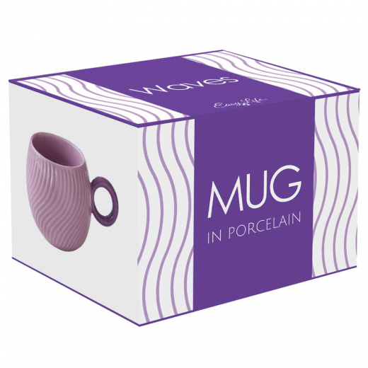 Кружка Waves, 350 мл, фиолетовая