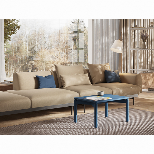 Столик кофейный Saga, 50х70 см, синий