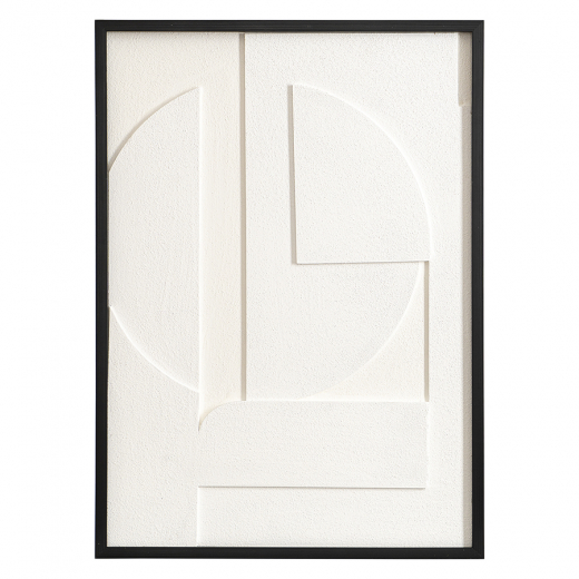 Панно декоративное с эффектом 3D Minimalism, с черной рамой, 50х70 см