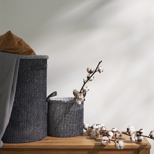 Корзина для хранения Sustainable collection, Ø22х23 см, черная