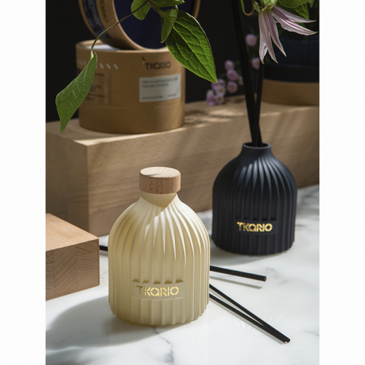 Диффузор ароматический Sandalwood, Bergamot & Citrus из коллекции Edge, 200 мл, бежевый