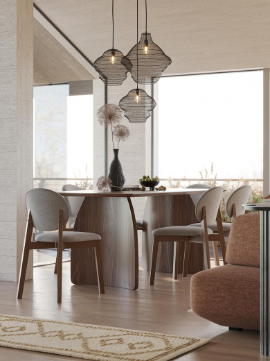 Ковер из джута и переработанного хлопка Kolkata из коллекции Ethnic, 70x160см