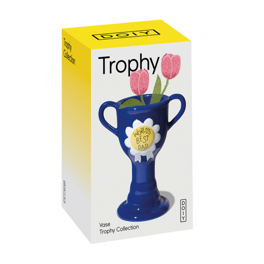 Ваза Trophy, 11,4 см, синяя