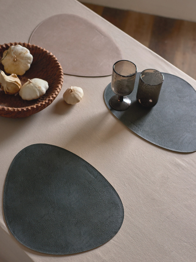 Салфетка сервировочная Drop, 33х41 см, зеленая/бежевая