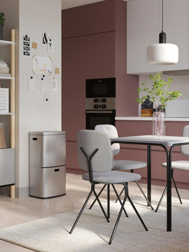 Ваза Muse, 25 см, нежно-розовая