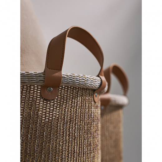Корзина для хранения Sustainable collection, Ø32х28 см, бежевая