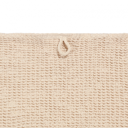 Полотенце банное из умягченной вафли кремового цвета из коллекции Essential, 70x140 см