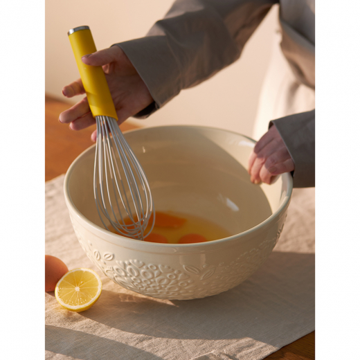 Миска для смешивания Birds of Paradise, 4,2 л, кремовая