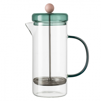 Френч-пресс Orb, изумрудный/розовый, 900 мл