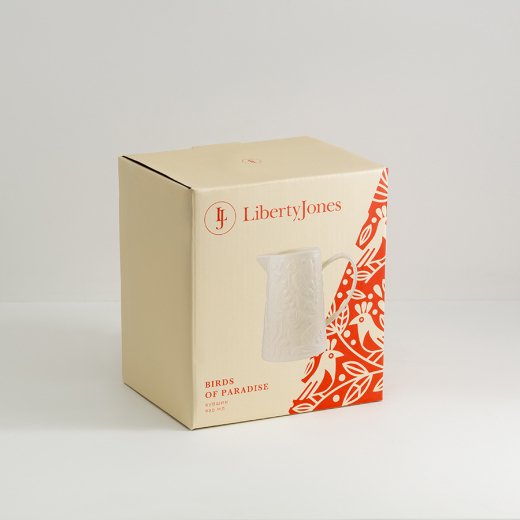 Кувшин Birds of Paradise, 980 мл, кремовый