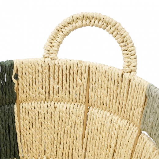Корзина плетеная овальная Bodhran Sage из коллекции Ethnic, размер S