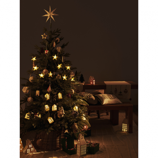 Домик из фарфора с подсветкой Aarhus из коллекции New Year Essential, 21,6 см
