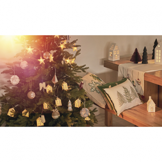 Декор новогодний Honeycomb tree бордового цвета из коллекции New Year Essential, 18 см