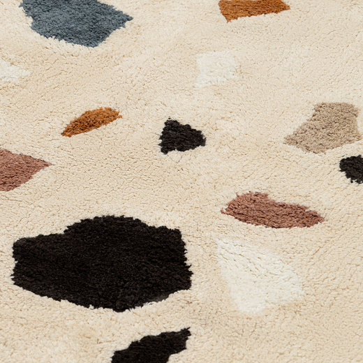 Ковер из хлопка Terrazzo Poetry из коллекции Ethnic, 120х180 см