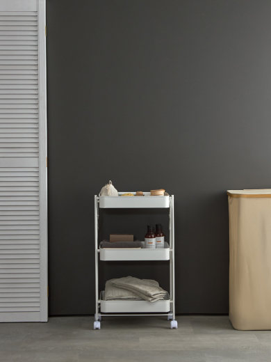 Этажерка 3-х ярусная Smart Cart, белая