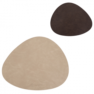 Салфетка сервировочная Drop, 33х41 см, коричневая/бежевая