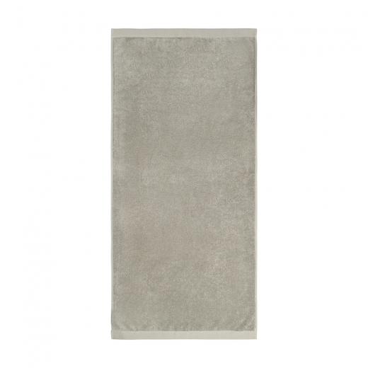 Полотенце банное бежево-серого цвета из коллекции Essential, 70х140 см
