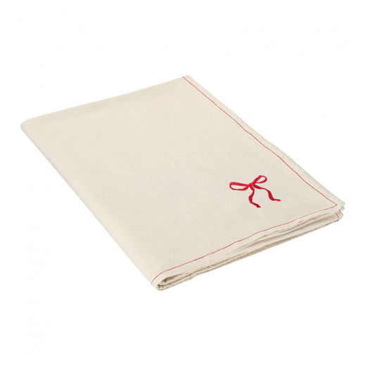 Скатерть Fancy Bows бежевого цвета из коллекции Essential, 180х240 см