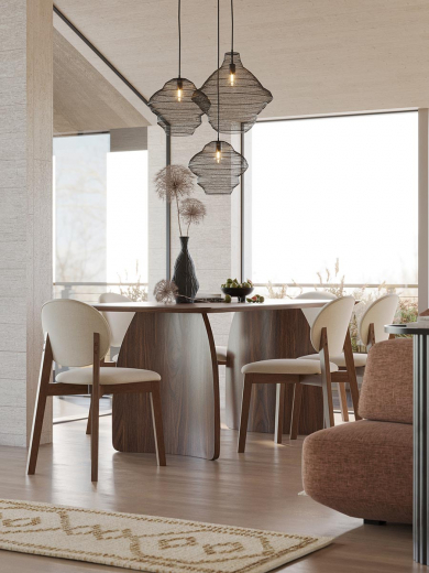 Ковер из джута и переработанного хлопка Kolkata из коллекции Ethnic, 70x160см