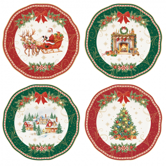 Набор десертных тарелок Christmas Heritage, Ø20 см, 4 шт.