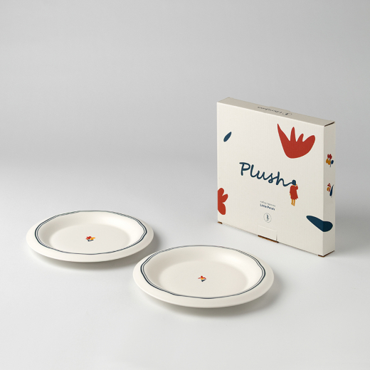 Набор тарелок Plush, Little Petals, Ø21 см, 2 шт.