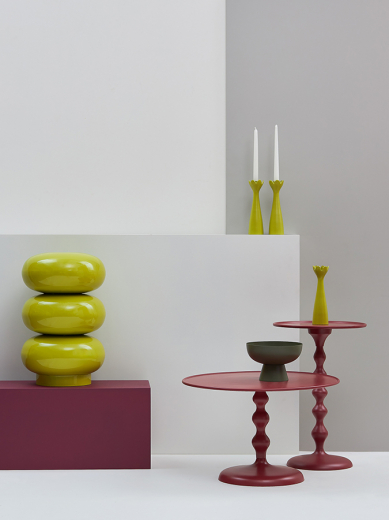 Столик приставной Fluid, Ø38 см, жженый оранжевый