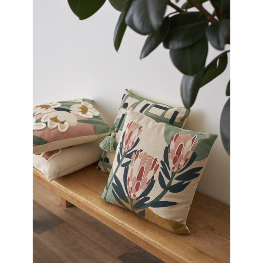 Подушка декоративная Southern flower из коллекции Ethnic, 45х45 см