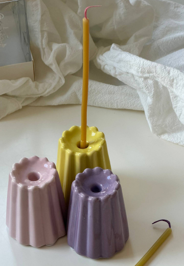Набор подcвечников Canelé из коллекции Easter Essential, 3 шт.