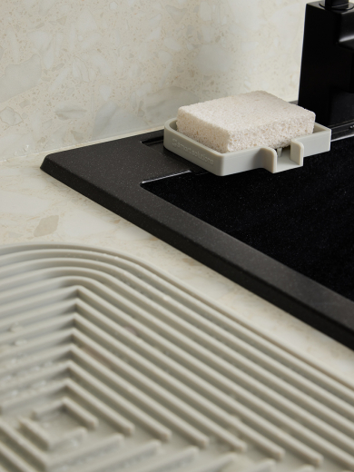 Мыльница Dry Flex, серая