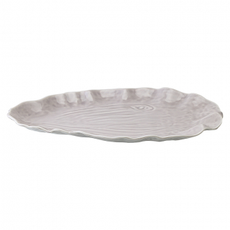 Блюдо сервировочное Clams серого цвета из коллекции Sea treasures