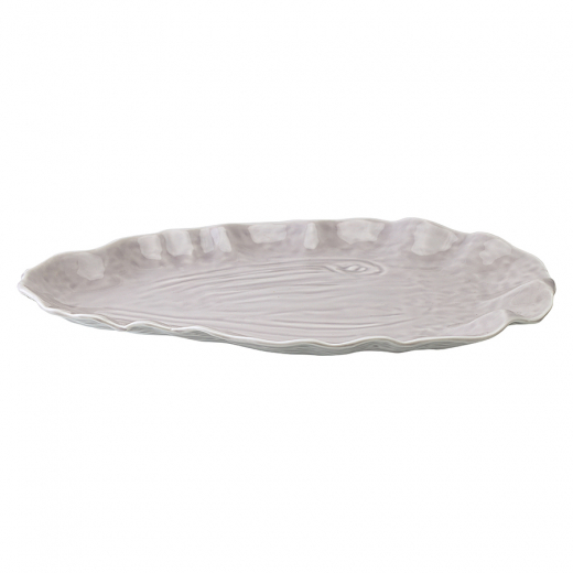 Блюдо сервировочное Clams серого цвета из коллекции Sea treasures