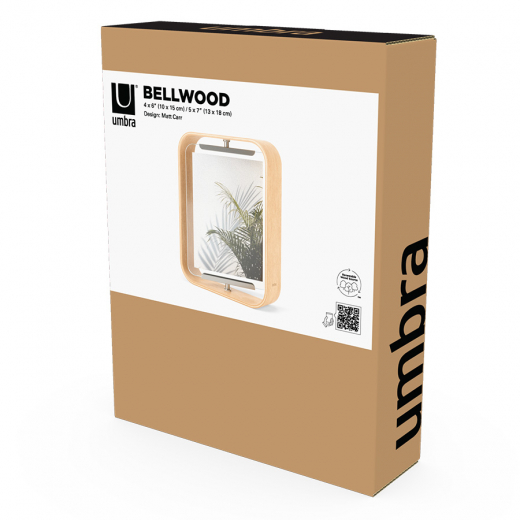 Фоторамка двухсторонняя Bellwood, 19х24, натуральное дерево