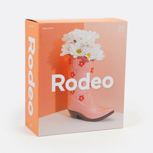 Ваза для цветов Rodeo, 22,5 см, розовая