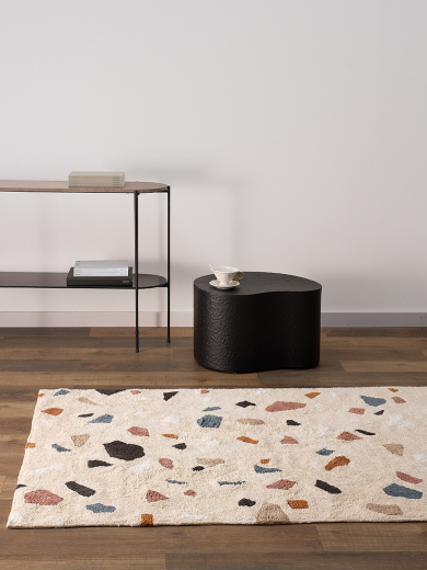 Ковер из хлопка Terrazzo Poetry из коллекции Ethnic