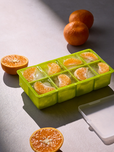 Форма для льда с крышкой Ice cubes, 8 ячеек