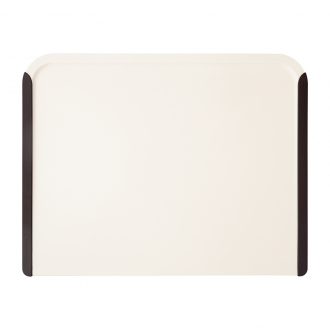 Доска разделочная SmartChef, 40х31 см, бежевая/бордовая