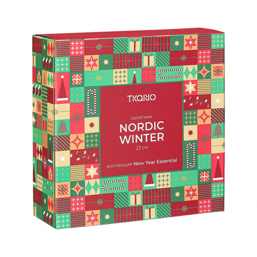Салатник Nordic winter из коллекции New Year Essential, Ø23 см